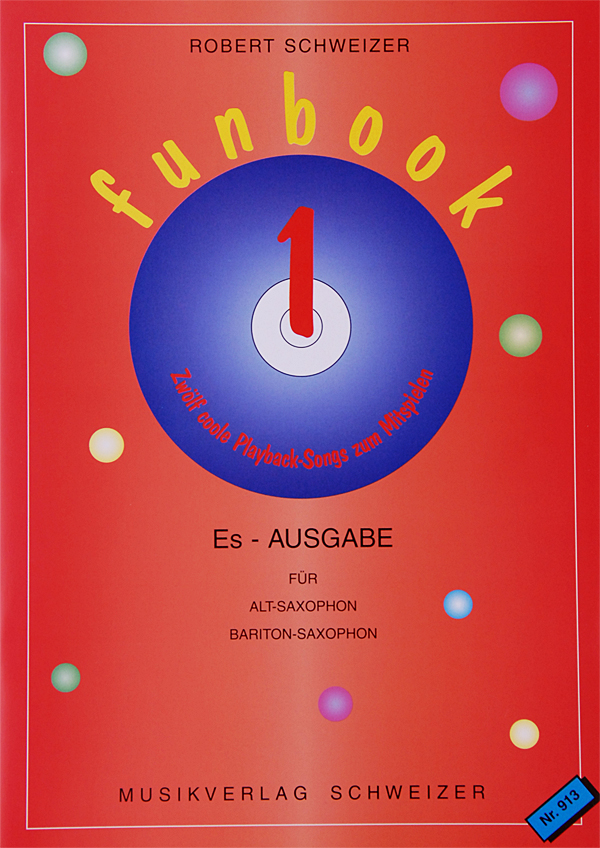 Funbook 1 für Alt und Bariton Saxophon (Noten incl. CD)