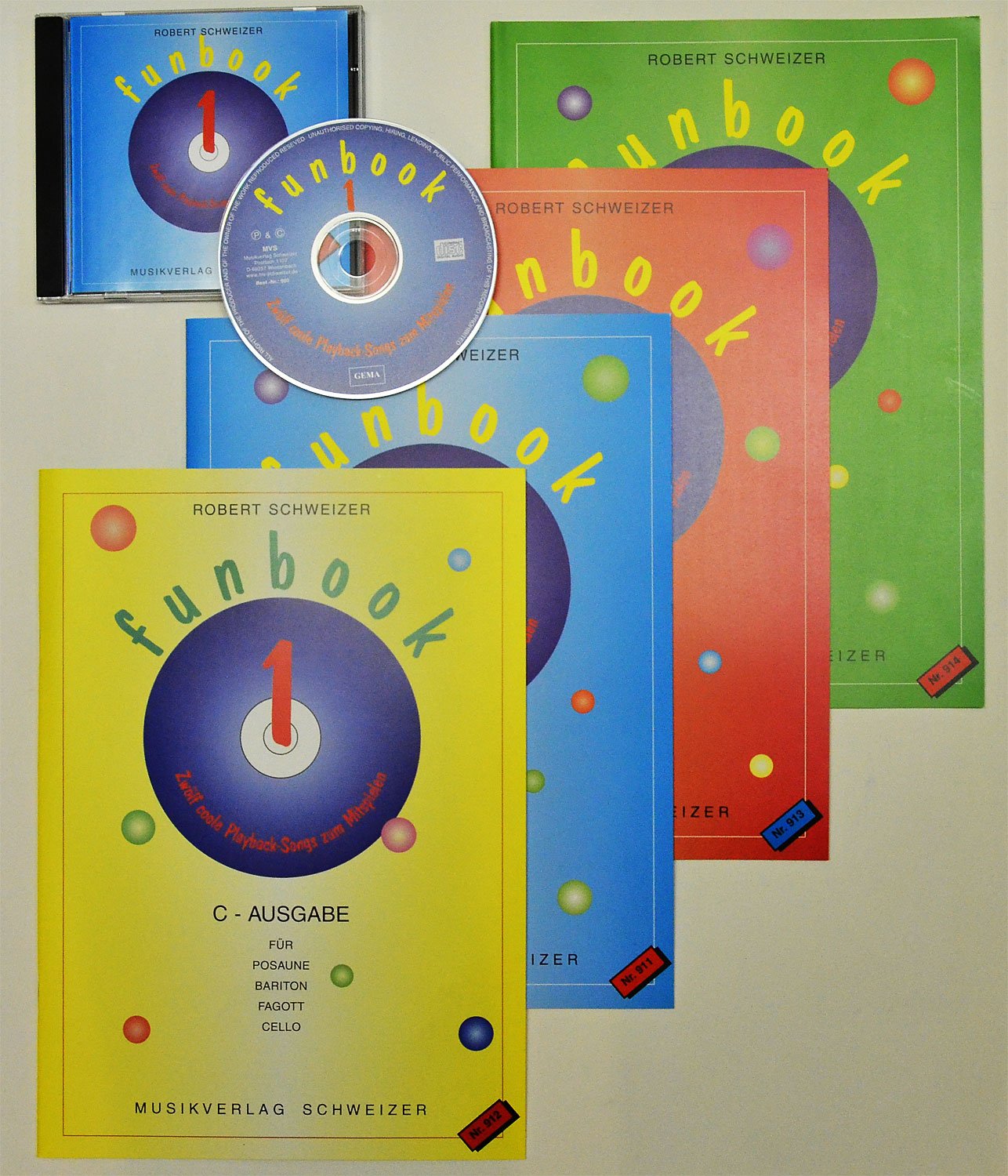 FUNBOOK1 Collection (4 Hefte plus CD)
