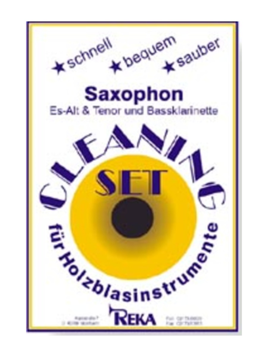 REKA Cleaning Set SAXOPHONE (E-flat alto, tenor) and BASS CLARINET